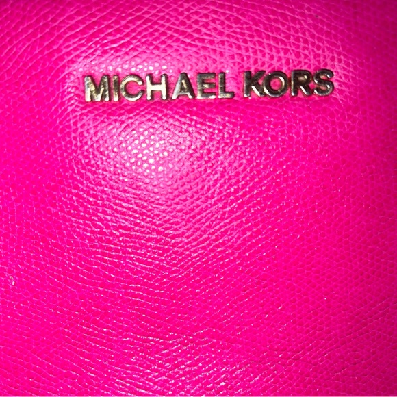 Michael Kors Hot Pink Crossbody Purse - Picture 2 of 10